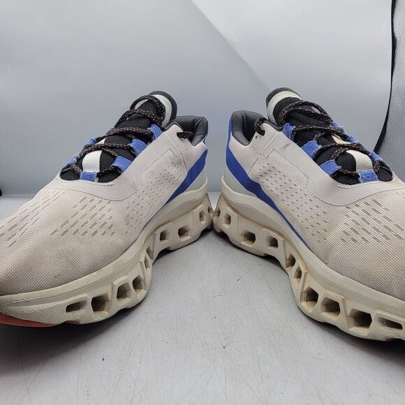 On Running Cloudmonster Mens 12 Frost Cobalt Athletic Shoes Running Walking - Picture 2 of 14